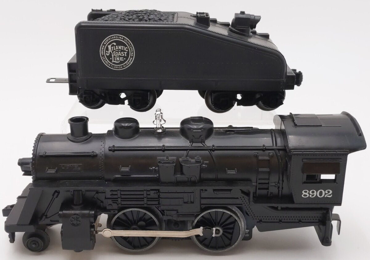 Lionel 6-8902 Atlantic Coast Line 2-4-0 Steam Locomotive & Tender VG