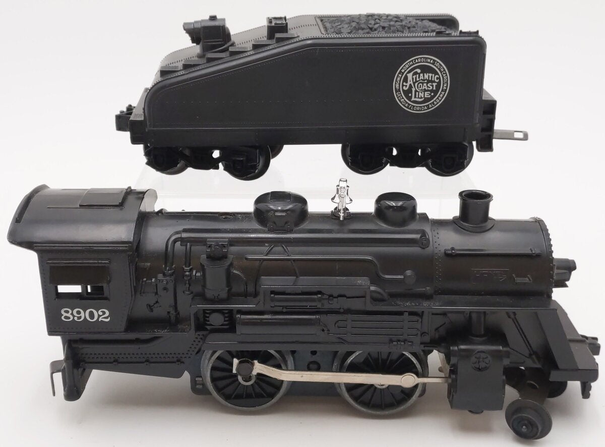 Lionel 6-8902 Atlantic Coast Line 2-4-0 Steam Locomotive & Tender VG