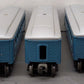 Lionel Vintage O Gauge Blue/Gray Tin Plate Passenger Cars #1630/1631