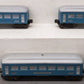 Lionel Vintage O Gauge Blue/Gray Tin Plate Passenger Cars #1630/1631