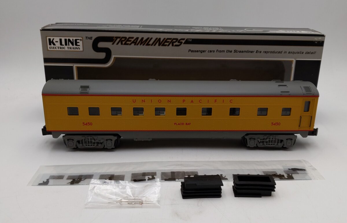 K-Line The Streamliners O Gauge Union Pacific Passenger Car 5450 Placid Bay LN/Box