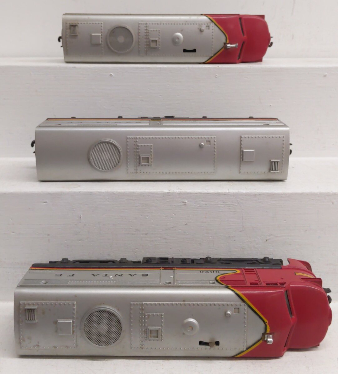 Lionel 6-8020 Santa Fe Alco AAB Diesel Locomotive Set #8020 #8021 [3] VG