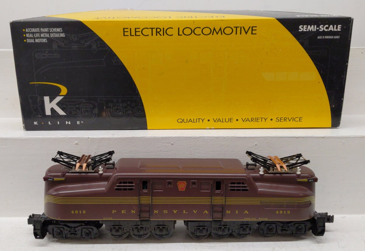 K-Line K2780-4912 O Gauge Pennsylvania GG-1 Electric Locomotive #4912 EX/Box