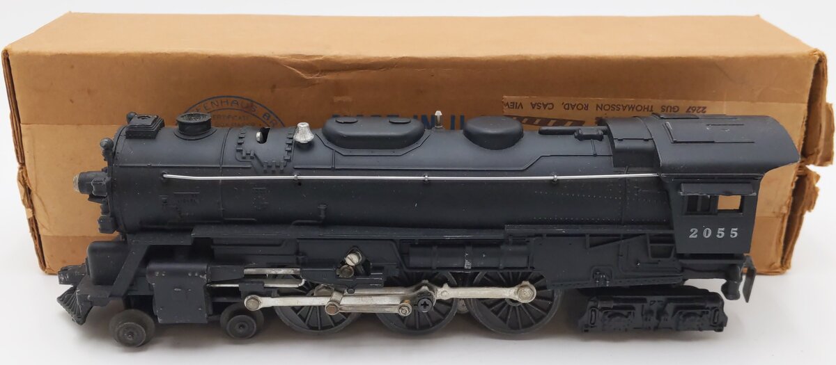 Lionel 2055 Vintage O 4-6-4 Hudson Steam Locomotive #2055 VG/Box