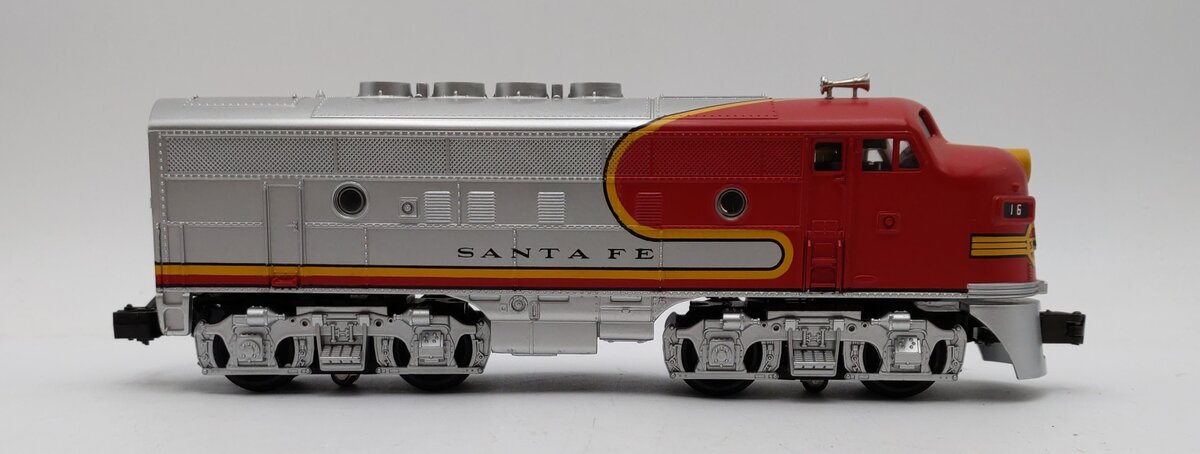 MTH 30-40211A O Gauge Santa Fe EMD F3 A-Unit Diesel Engine #16 w/PS1 EX/Box
