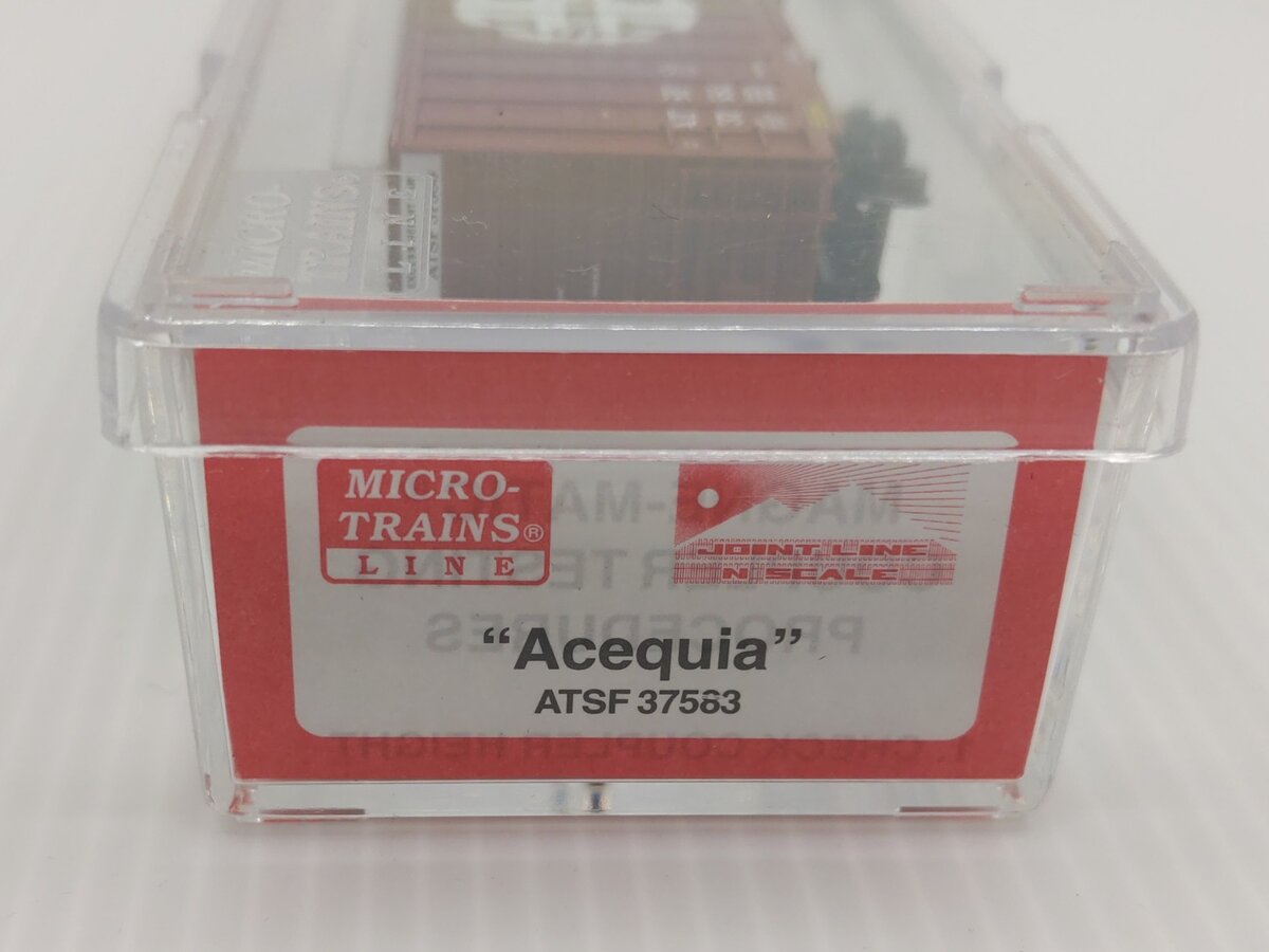 Micro-Trains N Scale Special Run Santa Fe "Acequia" Boxcar #37583 LN/Box