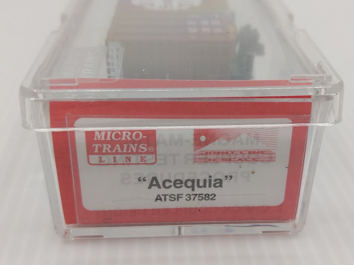 Micro-Trains N Scale Special Run Santa Fe "Acequia" Boxcar #37582 LN/Box
