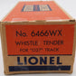 Lionel 2025 Vintage O 2-6-2 Die-Cast Steam Locomotive & 6466WX Tender VG