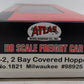 Atlas 1821 HO Scale Milwaukee Covered 2-Bay Hopper Car #98925 EX/Box