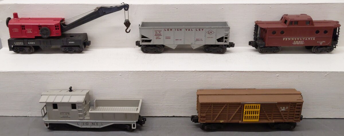 Lionel Vintage O Gauge Custom Freight Cars #25000,6119,6560,6417,536417 [5]