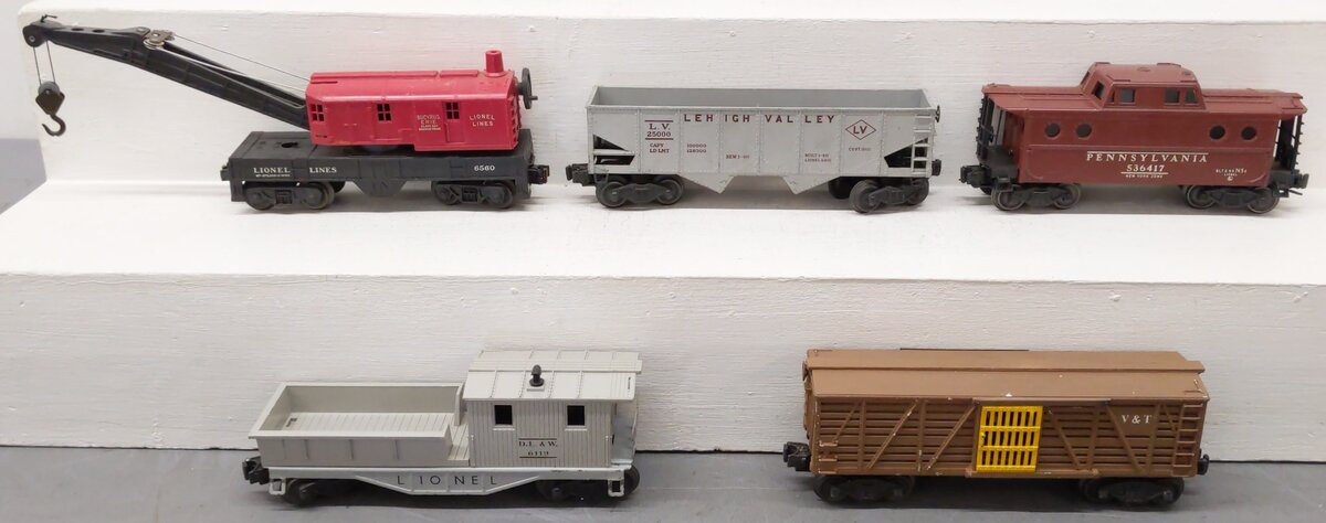 Lionel Vintage O Gauge Custom Freight Cars #25000,6119,6560,6417,536417 [5]