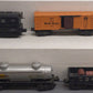 Lionel Vintage O Gauge Frei8ght Cars #2465,641751,2460,347000,X2454 [5] VG