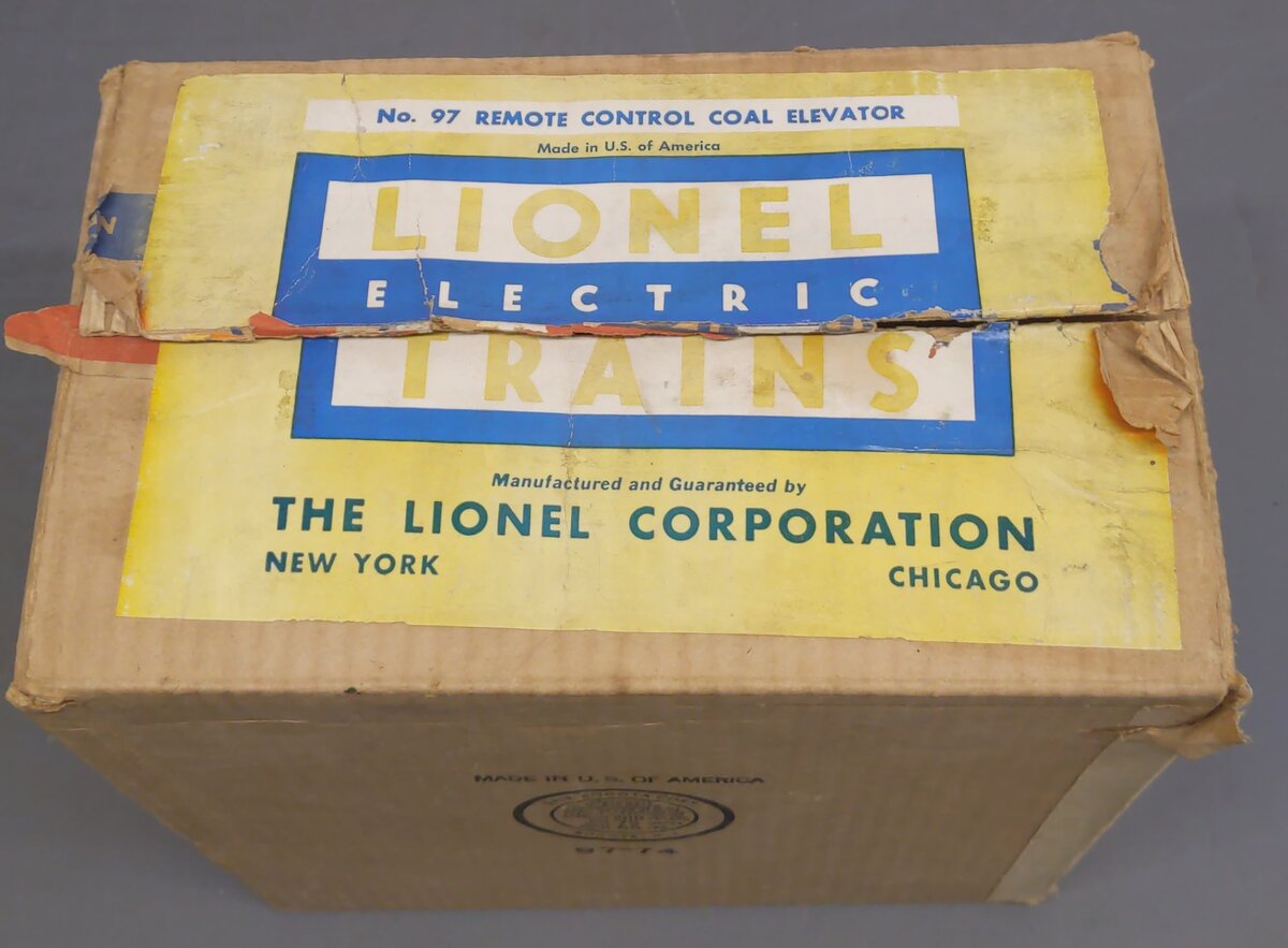 Lionel 97 Vintage O Operating Coal Elevator Loader VG/Box