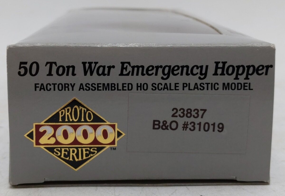Proto 2000 23837 HO Scale Baltinore & Ohio 50 Ton War Emergency Hopper #31019 EX/Box