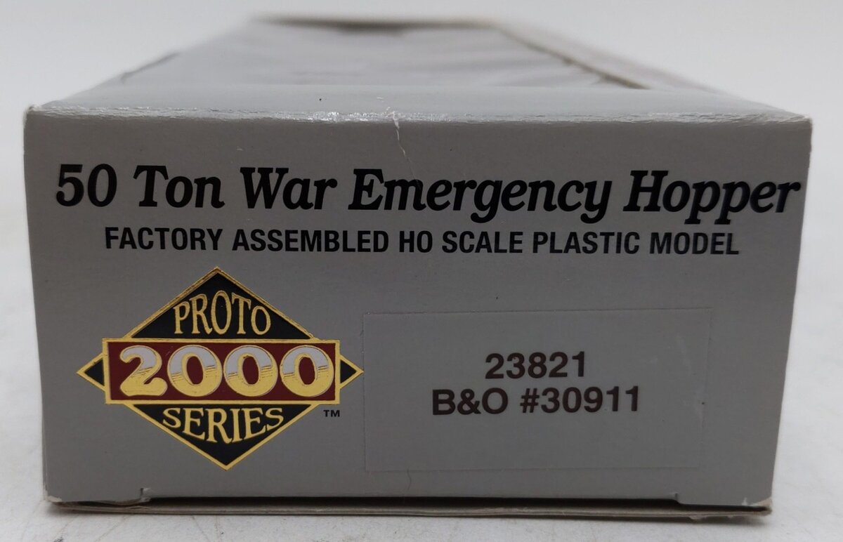 Proto 2000 23821 HO Scale Baltimore & Ohio War Emergency Hopper Car #30911 EX/Box