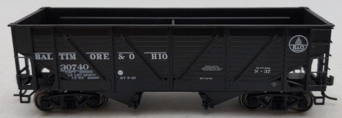 Proto 2000 23820 HO Scale B&O 50 Ton War Emergency War Hopper #30740 EX/Box
