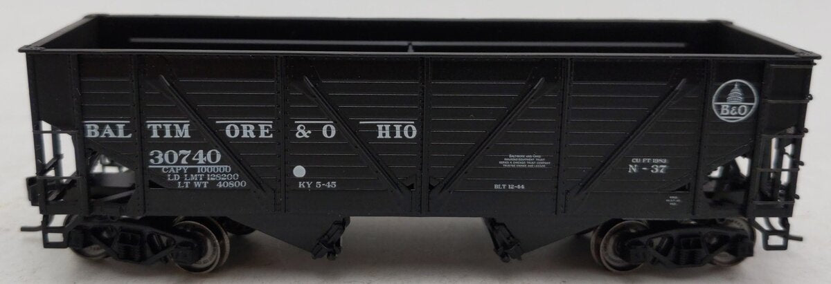 Proto 2000 23820 HO Scale B&O 50 Ton War Emergency War Hopper #30740 EX/Box