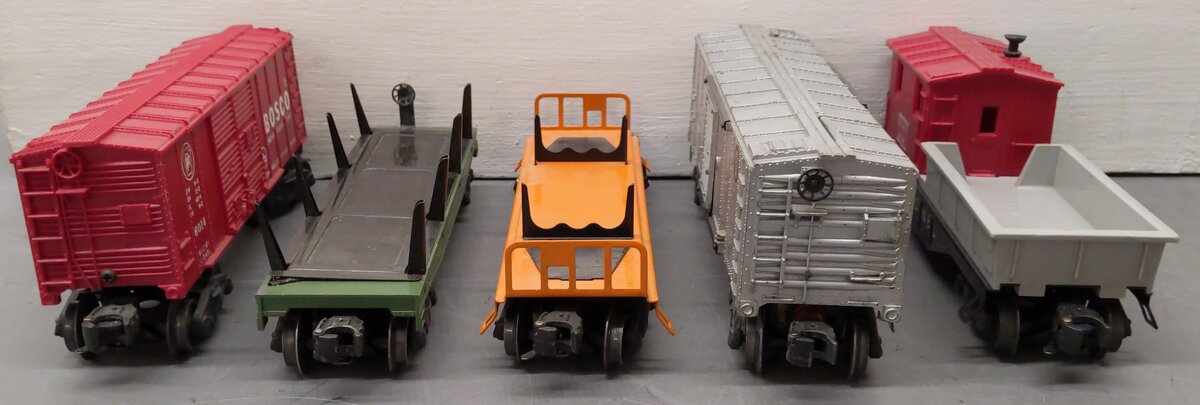 Lionel Vintage O Gauge Freight Cars #3454,6119,6014,3461 [5] VG