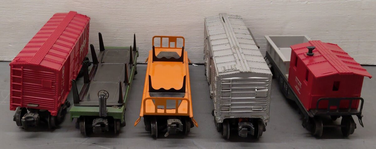 Lionel Vintage O Gauge Freight Cars #3454,6119,6014,3461 [5] VG