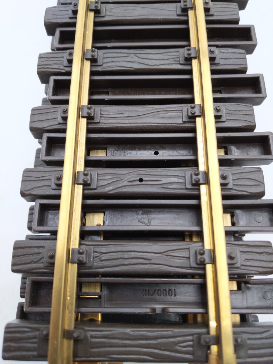 LGB 10600 G Gauge Brass 24" Straight Track Sections (12) EX