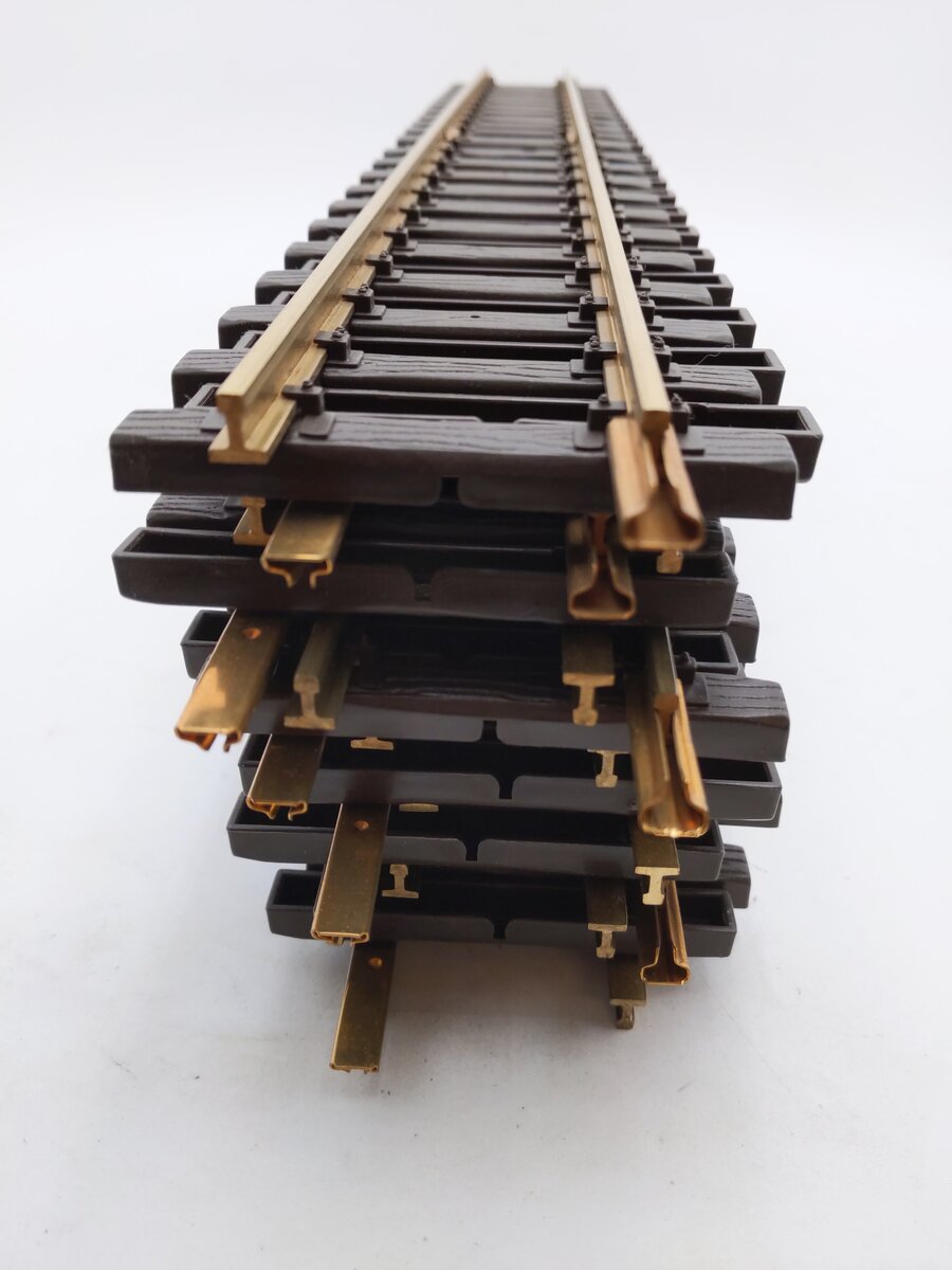 LGB 10600 G Gauge Brass 24" Straight Track Sections (12) EX