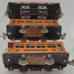 Lionel O Gauge Prewar 248 Electric Locomotive w/ 629 Coach & 630 Observation Car VG