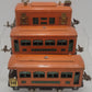 Lionel O Gauge Prewar 248 Electric Locomotive w/ 629 Coach & 630 Observation Car VG
