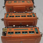 Lionel O Gauge Prewar 248 Electric Locomotive w/ 629 Coach & 630 Observation Car VG