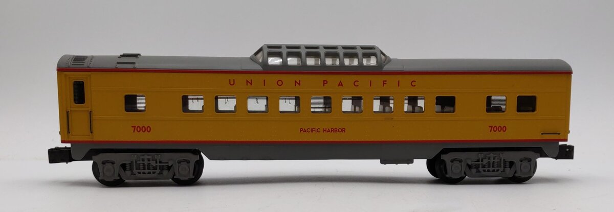 K-Line O Gauge Union Pacific 7000 Pacific Harbor Dome Passenger Car LN