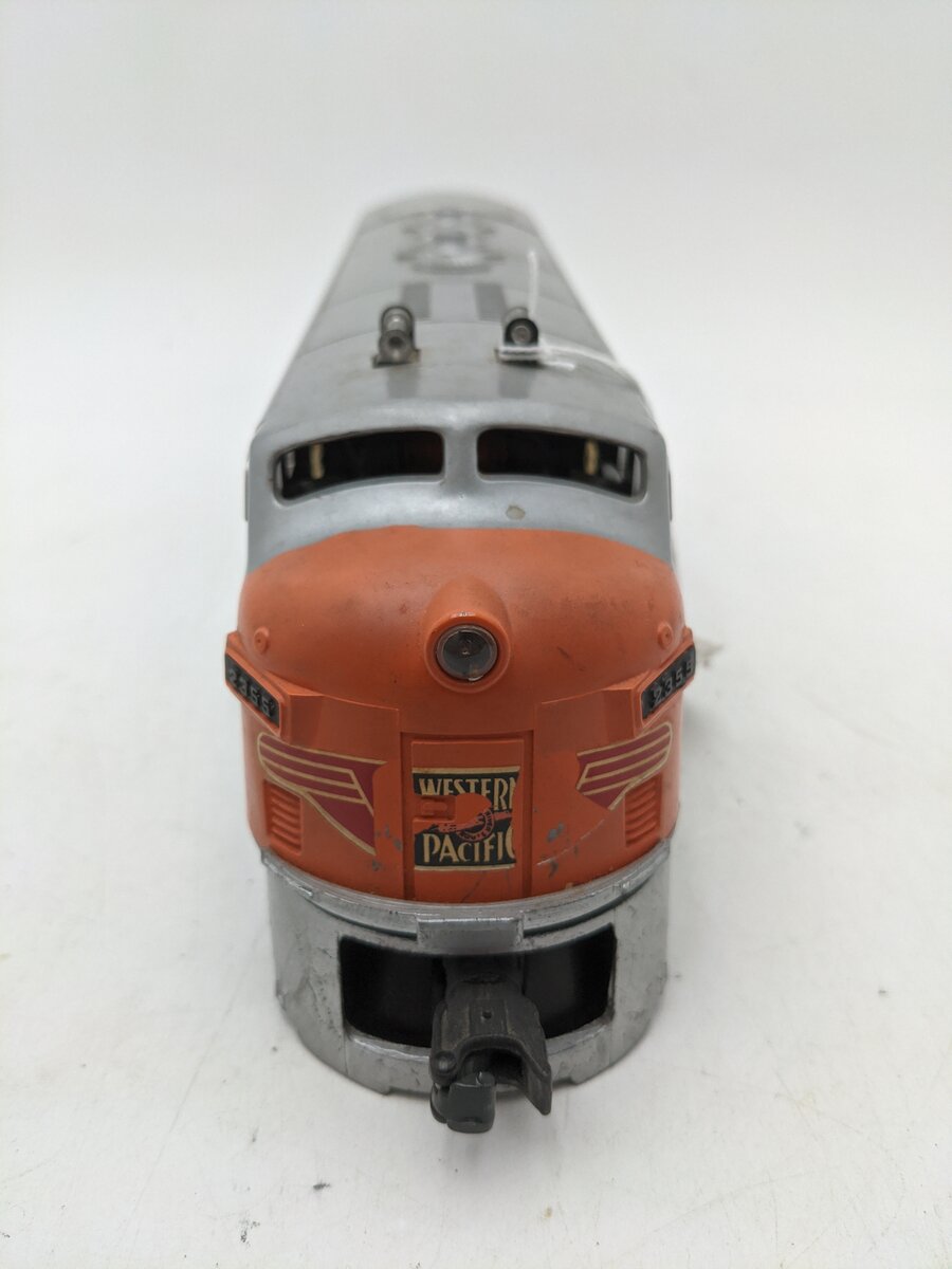 Lionel 2355 Vintage O Western Pacific Powered F-3 Diesel Locomotive VG