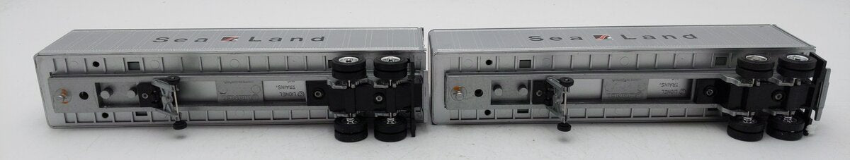 Lionel 6-16322 O Gauge TTUX Flatcar with 2 Sealand Trailers #16321, #16322 LN/Box