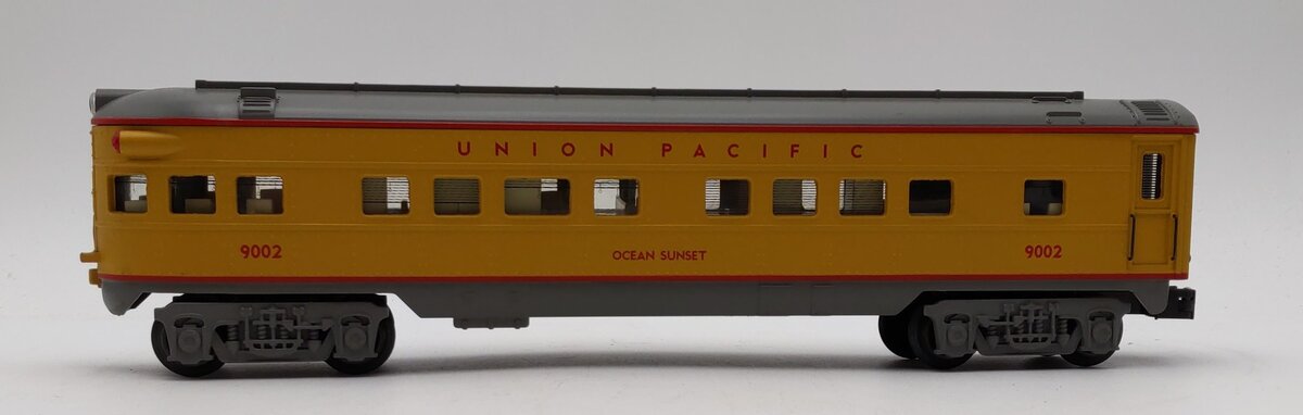 K-Line O Gauge Union Pacific 9002 Ocean Sunset Passenger Car LN
