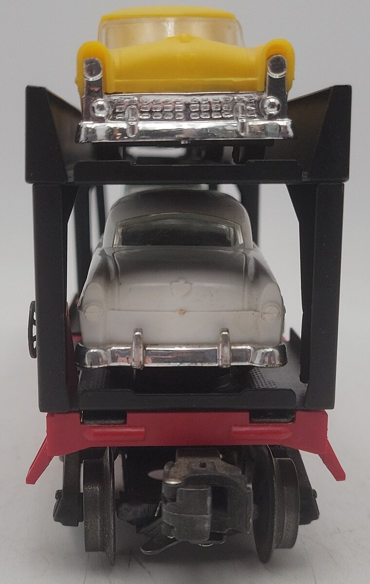 Lionel 6414 Vintage O Gauge Postwar Evans Autoloader with 4 Automobiles EX/Box
