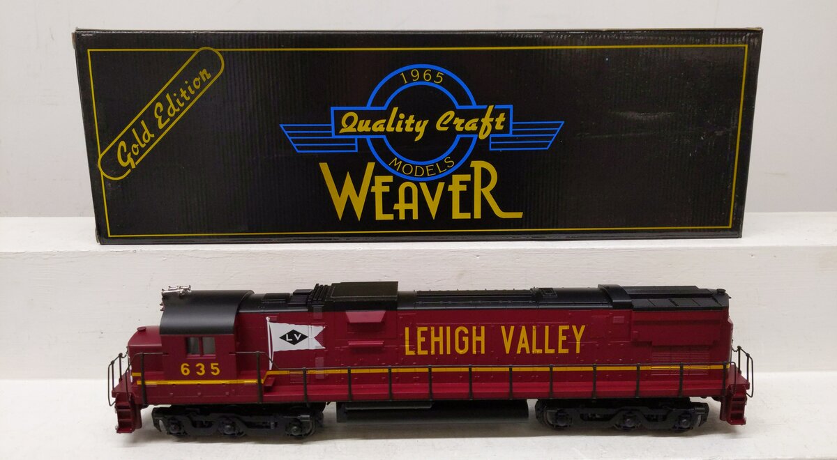 Weaver U1309 O Lehigh Valley C-628 Diesel Locomotive #635 2-Rail LN/Box