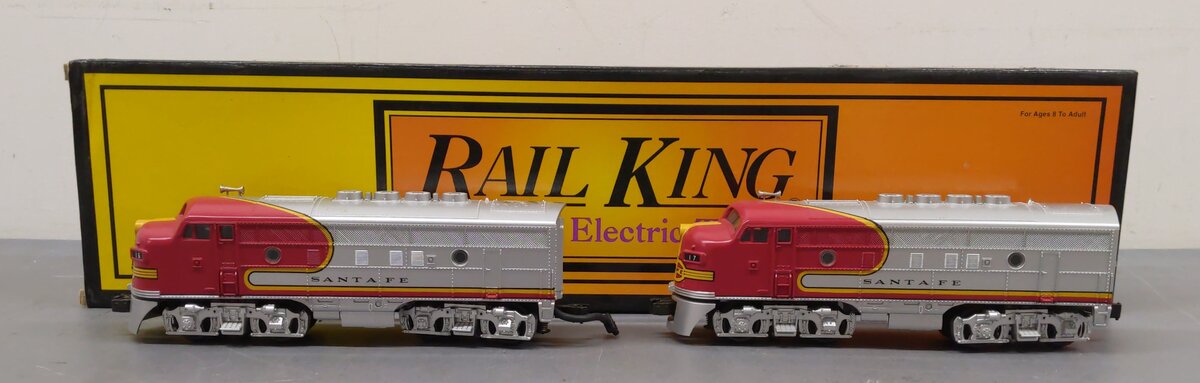 MTH 30-2131-1 O Santa Fe F-3 AA Diesel Engine Set w/PS1 #16/17 EX/Box