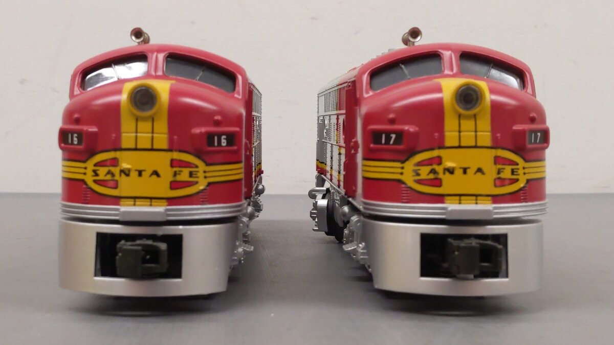 MTH 30-2131-1 O Santa Fe F-3 AA Diesel Engine Set w/PS1 #16/17 EX/Box