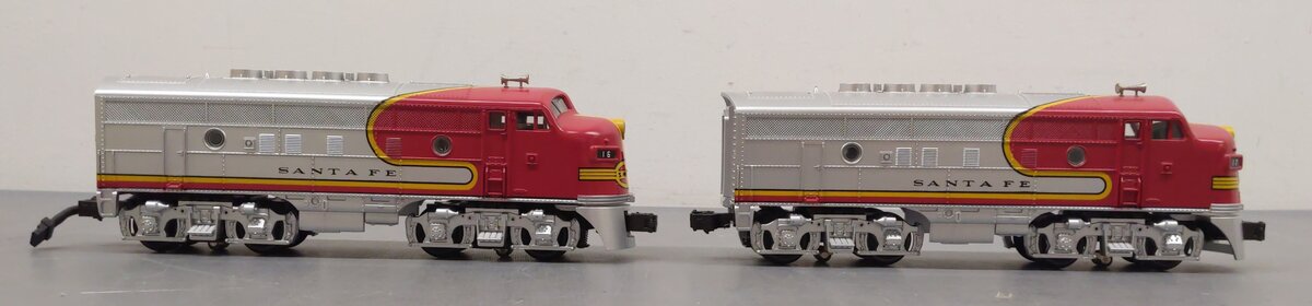 MTH 30-2131-1 O Santa Fe F-3 AA Diesel Engine Set w/PS1 #16/17 EX/Box