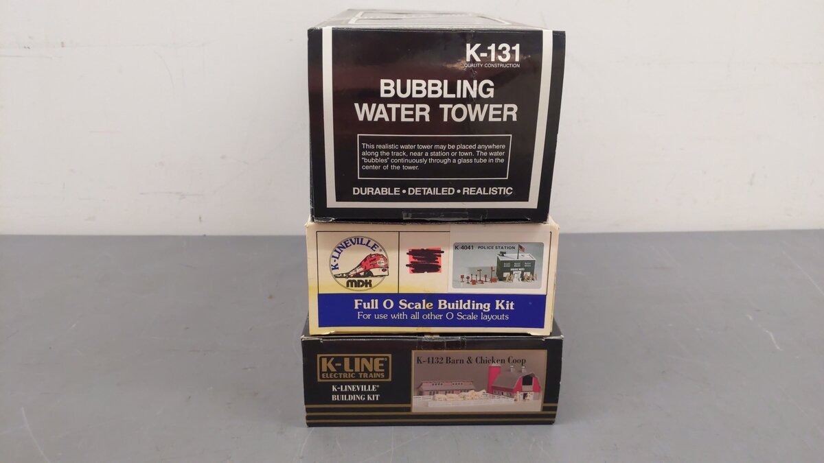 K-Line O Assorted Accessories: K-131, K-4041, K-4132 [3] EX/Box