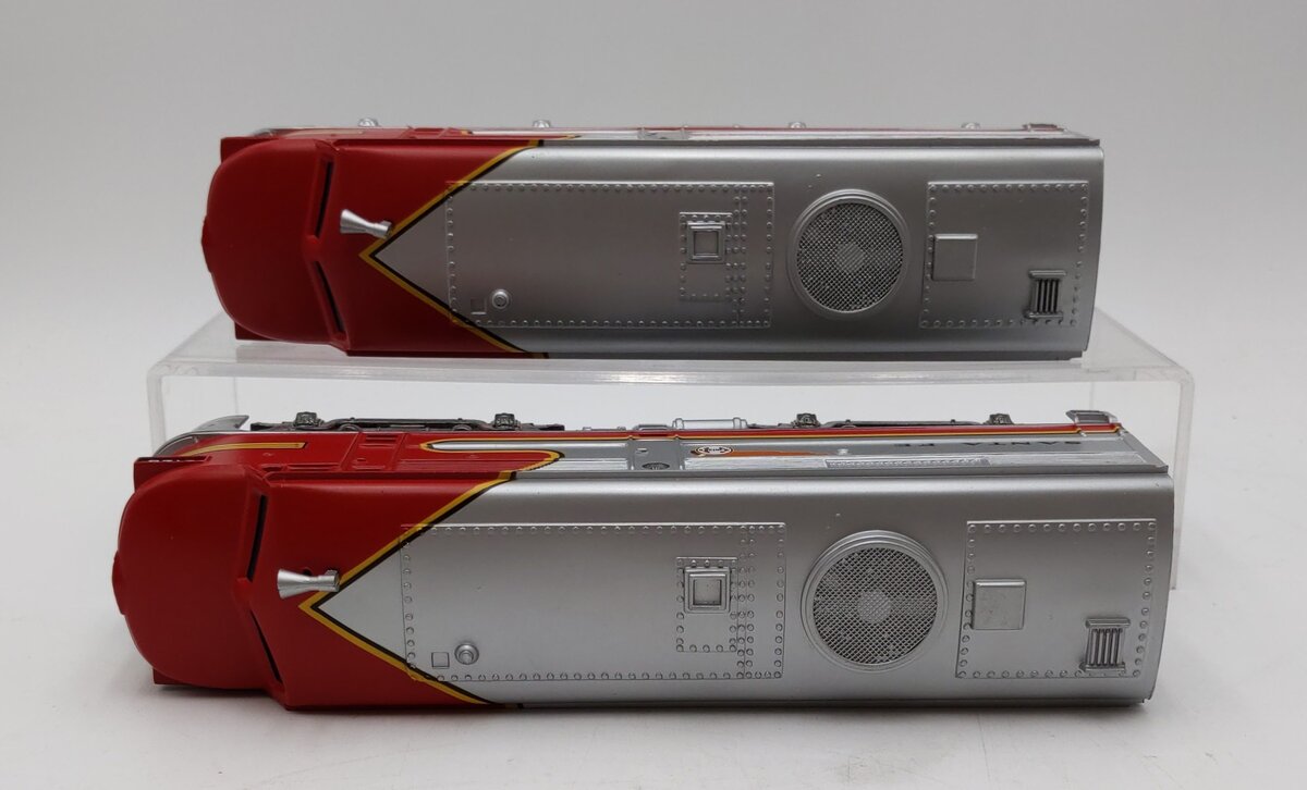 K-Line K2126 O Gauge Santa Fe Alco AA Diesel Locomotive Set #2126/2128 EX/Box