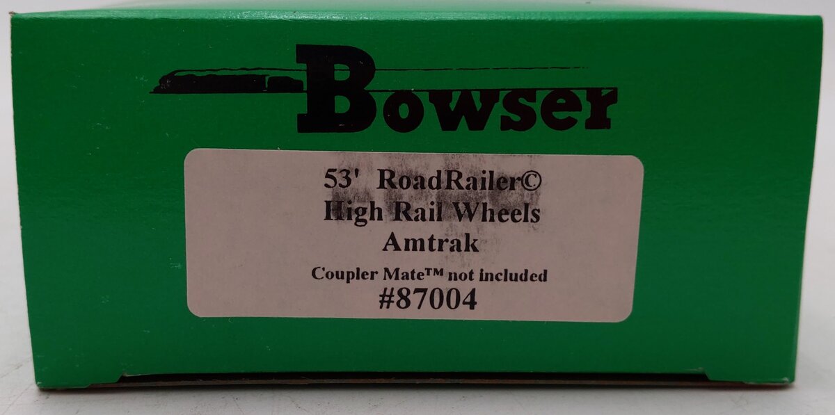 Bowser 87004 O Gauge Amtrak 53' RoadRailer #410017 EX/Box