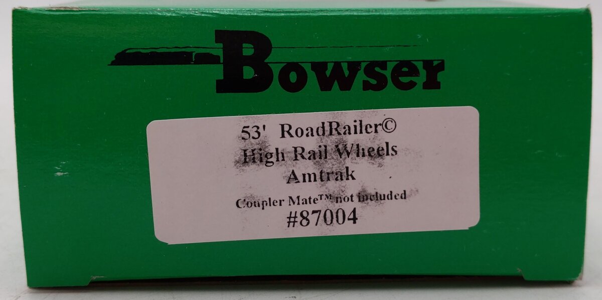 Bowser 87004 O Gauge Amtrak 53' RoadRailer #410025 EX/Box