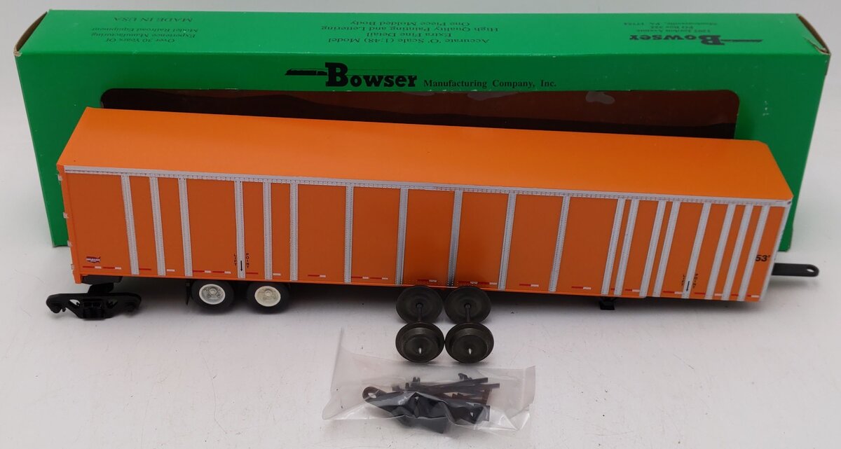 Bowser 87002 O Gauge 53' Schneider Road Railer/Box
