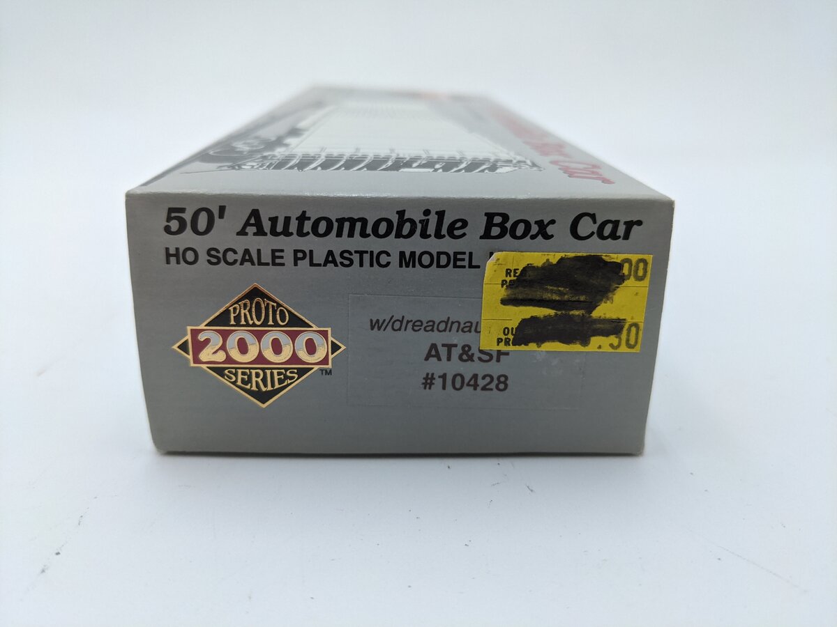 Proto 2000 10428 HO AT&SF 50' Automobile Boxcar W/Dreadnaught Ends Kit LN/Box