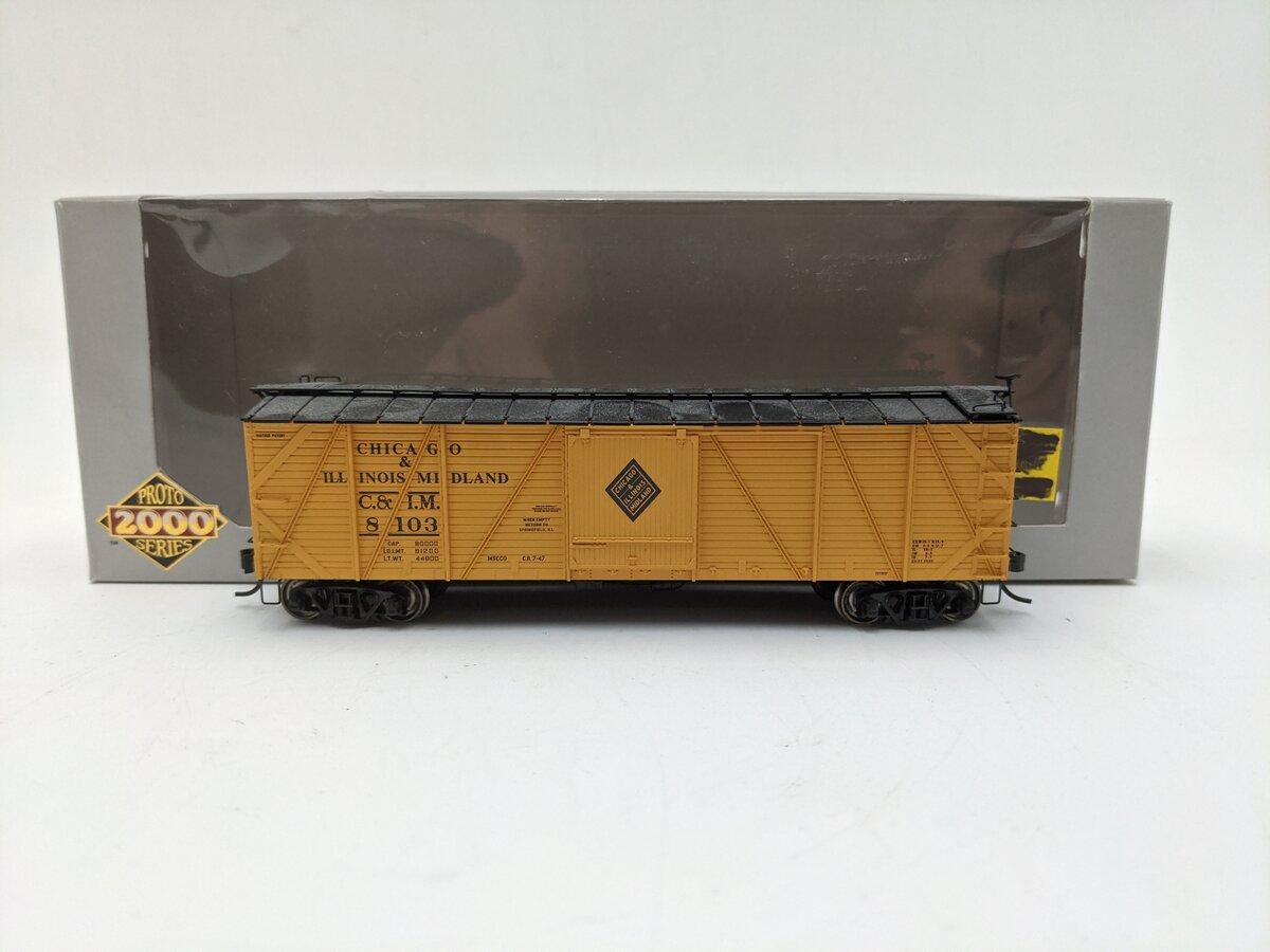 Proto 2000 30894 HO Chicago & Illinois Midland Mather 40' Boxcar #8103 LN/Box