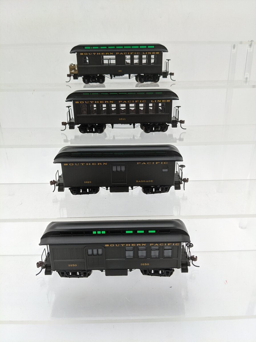 Roundhouse 84309 HO Scale Southern Pacific Overton 4 Car Passenger Set EX/Box