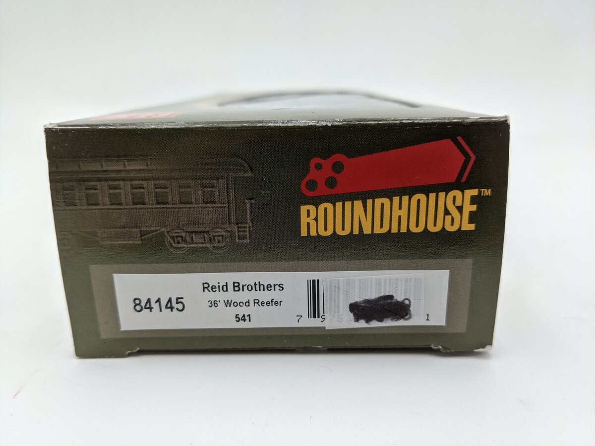 Roundhouse 84145 HO Scale Reid Brothers 36' Wood Reefer #541 LN/Box
