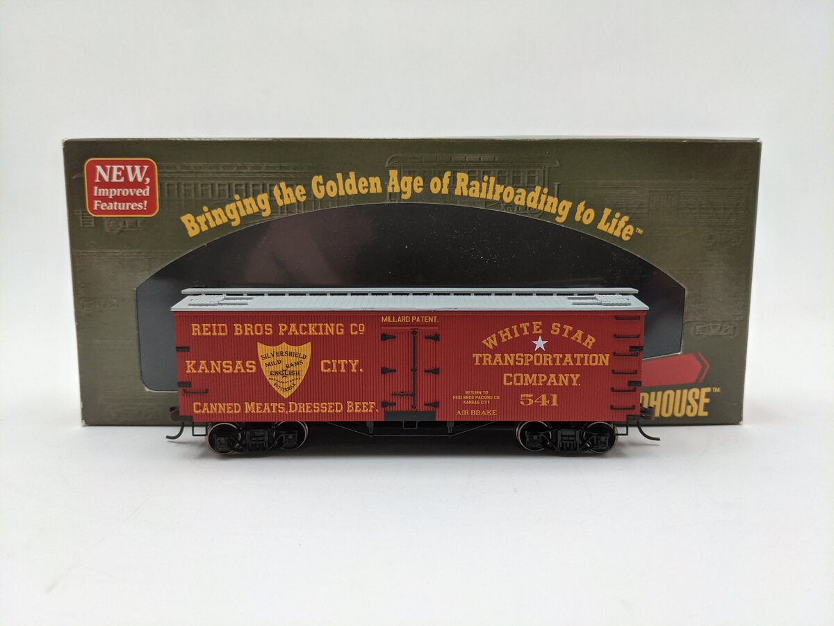 Roundhouse 84145 HO Scale Reid Brothers 36' Wood Reefer #541 LN/Box
