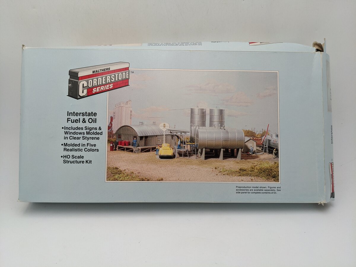 Walthers 933-3006 HO CornerStone Interstate Fuel & Oil Company Structure Kit LN/Box