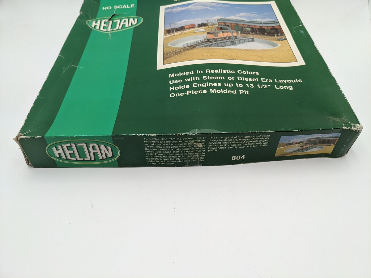 Heljan 804 HO Con-Cor 98' Manual Turntable LN/Box
