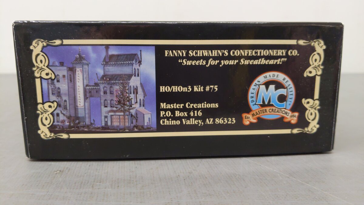 Master Creations 75 HO/HOn3 Fanny Schwahn's Confectionery Company Kit LN/Box